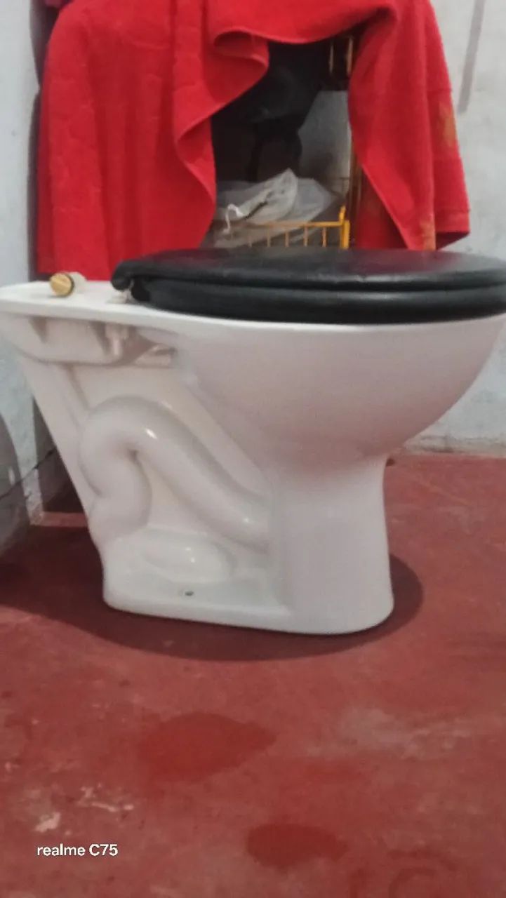 Semi-new toilet bowl