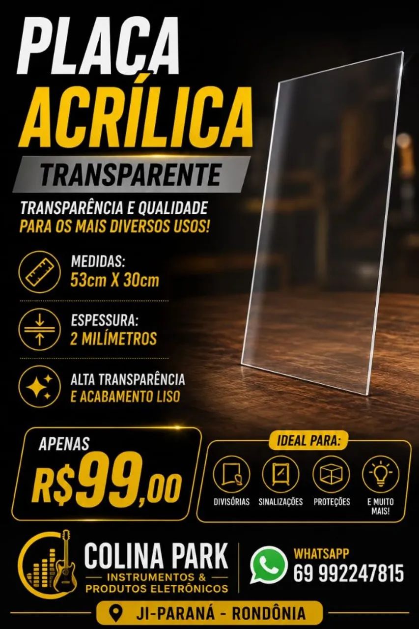 Placa Acrílica 
