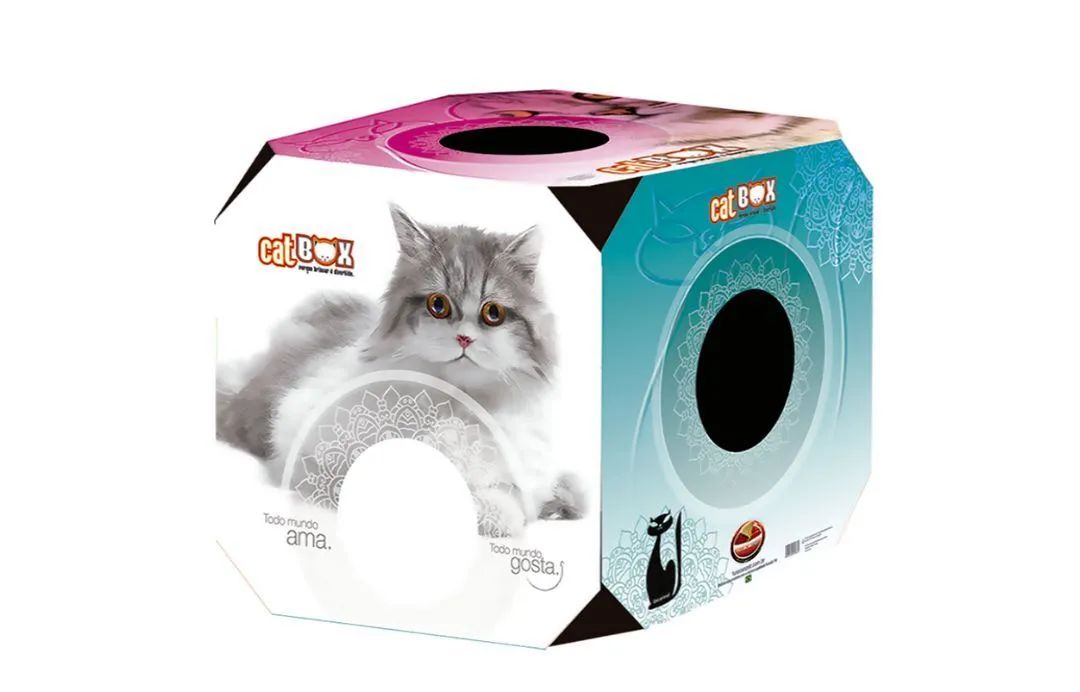 CATBOX Caixa Brinquedo para Gatos