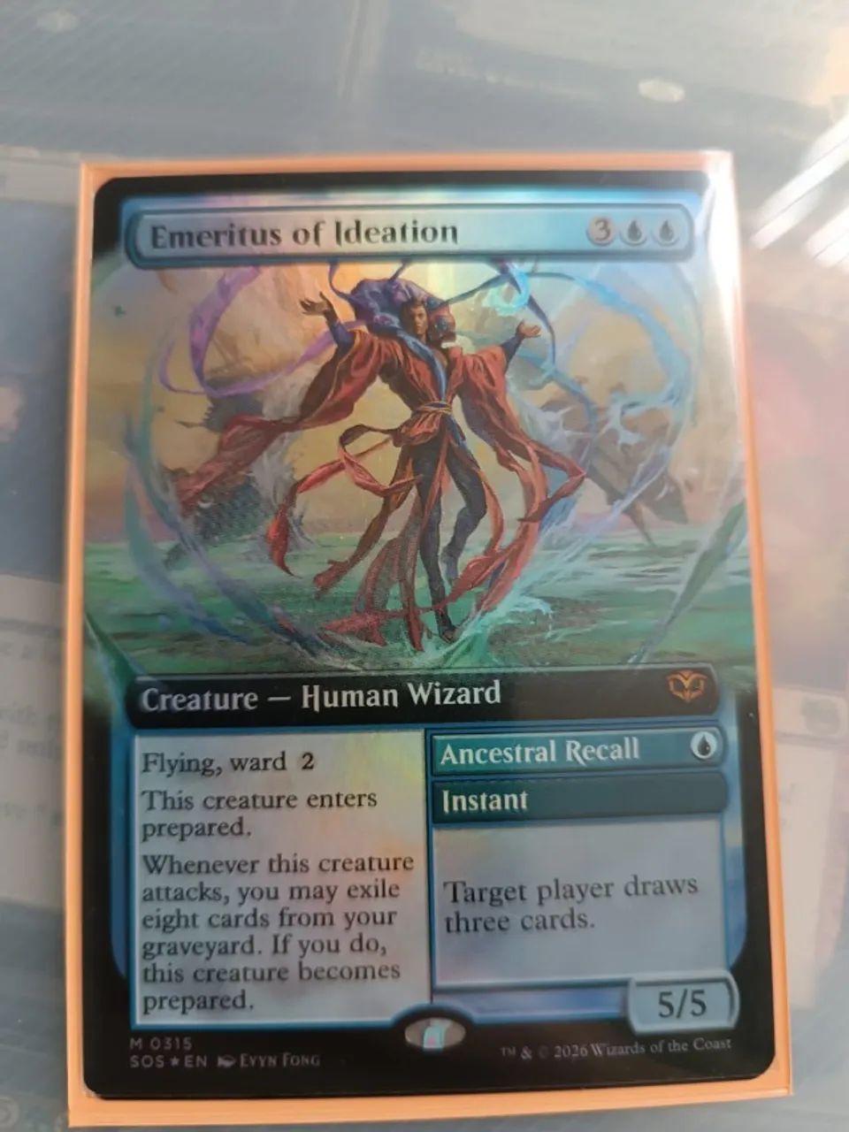 Magic Emeritus of Ideation - Ancestral Recall Extended Art
