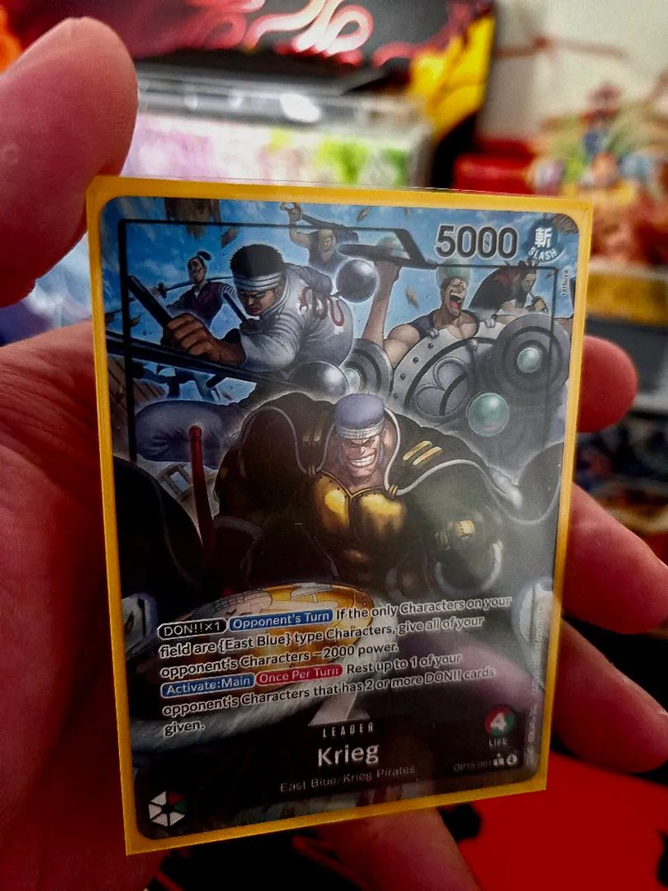 One piece tcg bandai krieg sr/sr AA/ loader AA - Foto 2