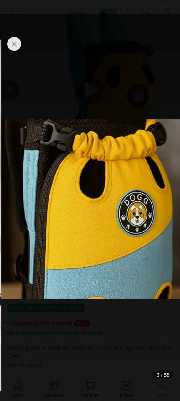 Mochila canguru para pet - Foto 3