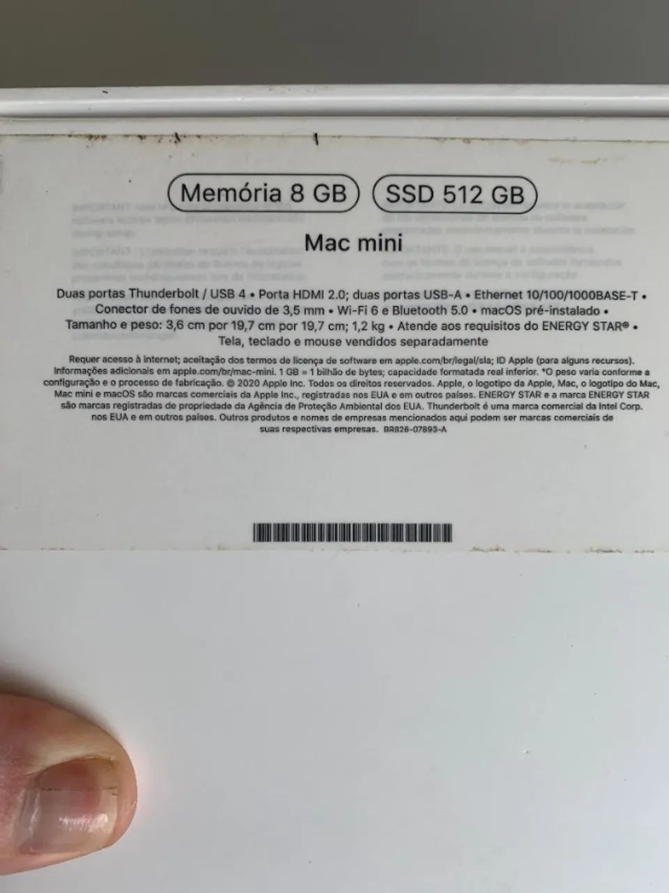 Mac Mini M1 2020 8GB RAM 512 SSD - Computadores e Desktops