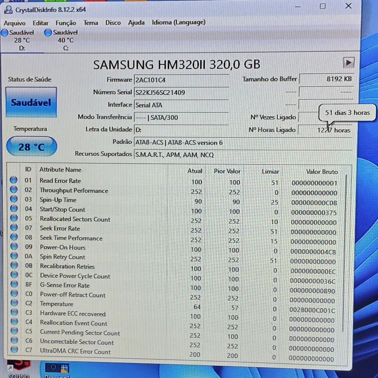 Hd samsung 320gb - Foto 2