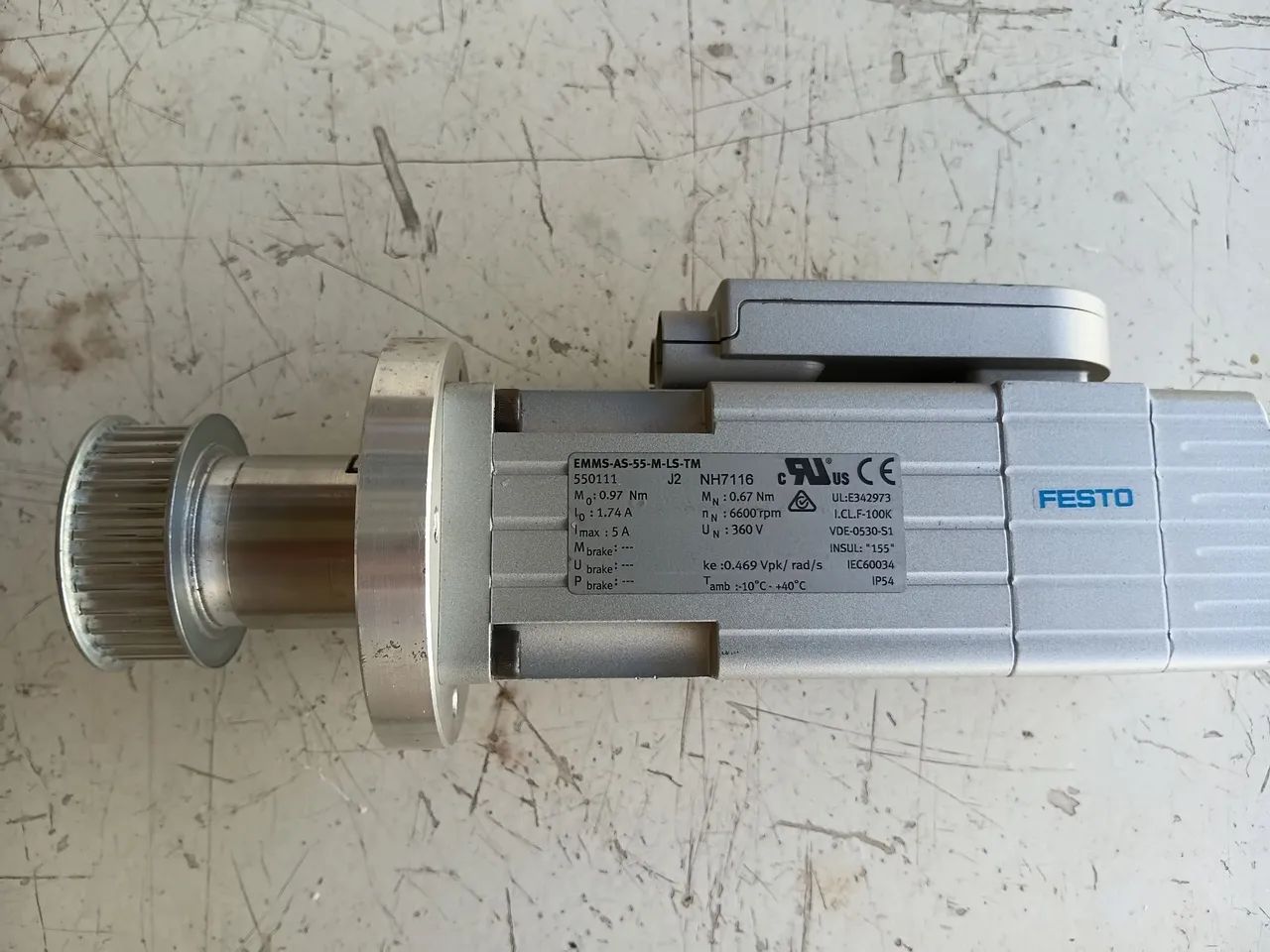 Servo motor festo EMMS-AS-55-M-LS-TM - Foto 4