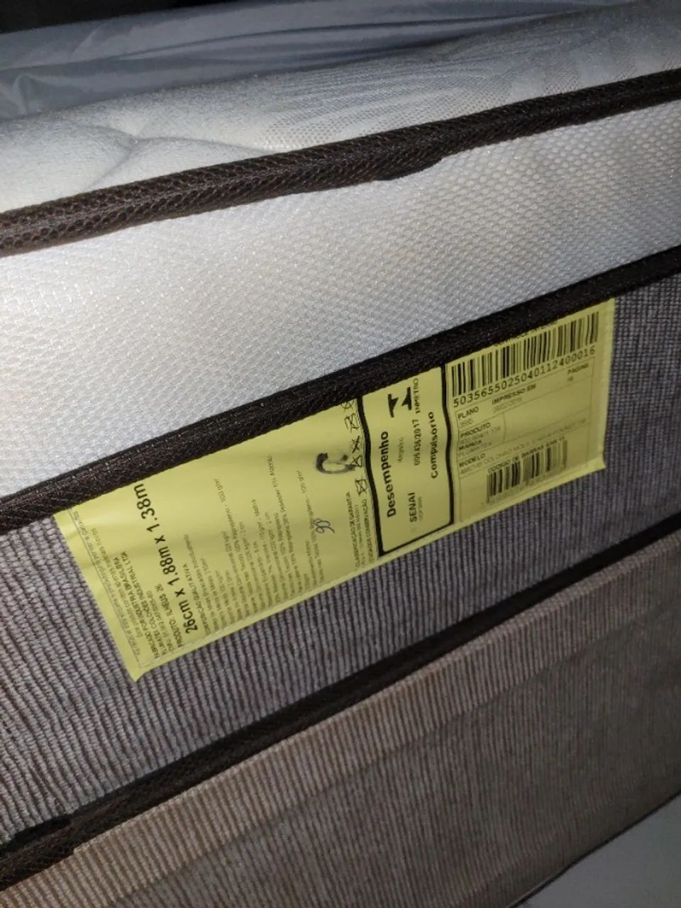 Cama box casal (BASE + COLCHÃO DE MOLAS ENSACADAS - Foto 3
