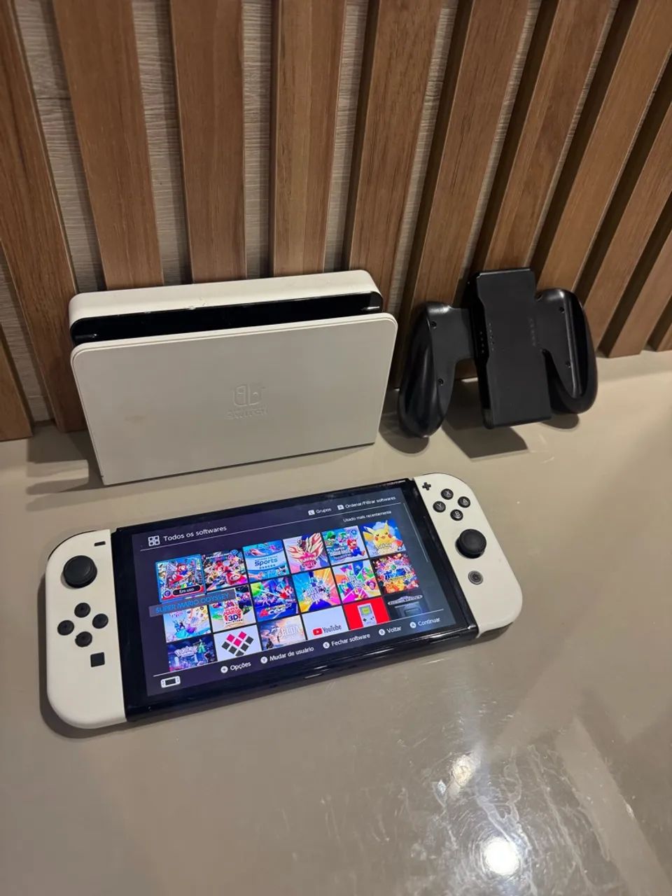 Nintendo Switch Oled Desbloqueado com 3 meses de garantia - Em até