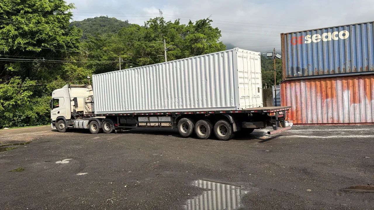 Container 40 pés HC Reformado e Pintado  - Foto 2