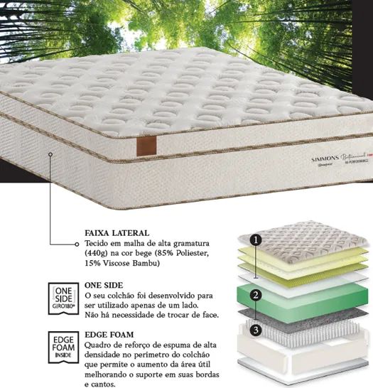 Cama casal (Queen) - Colchão e BOX - Foto 3