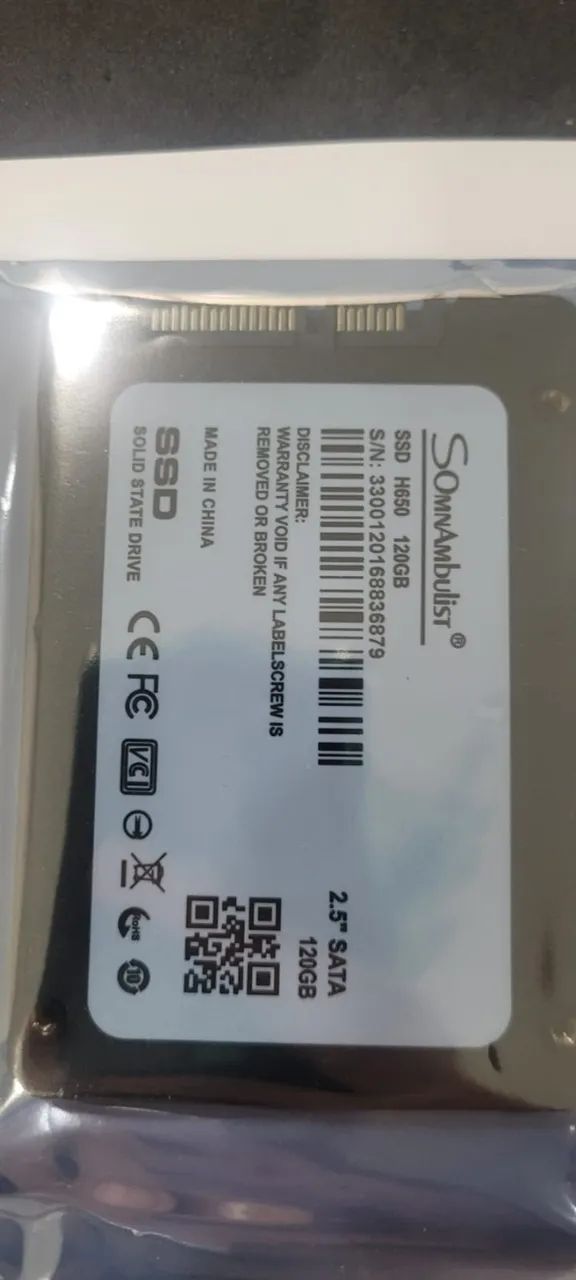 Ssd 120g Novo 