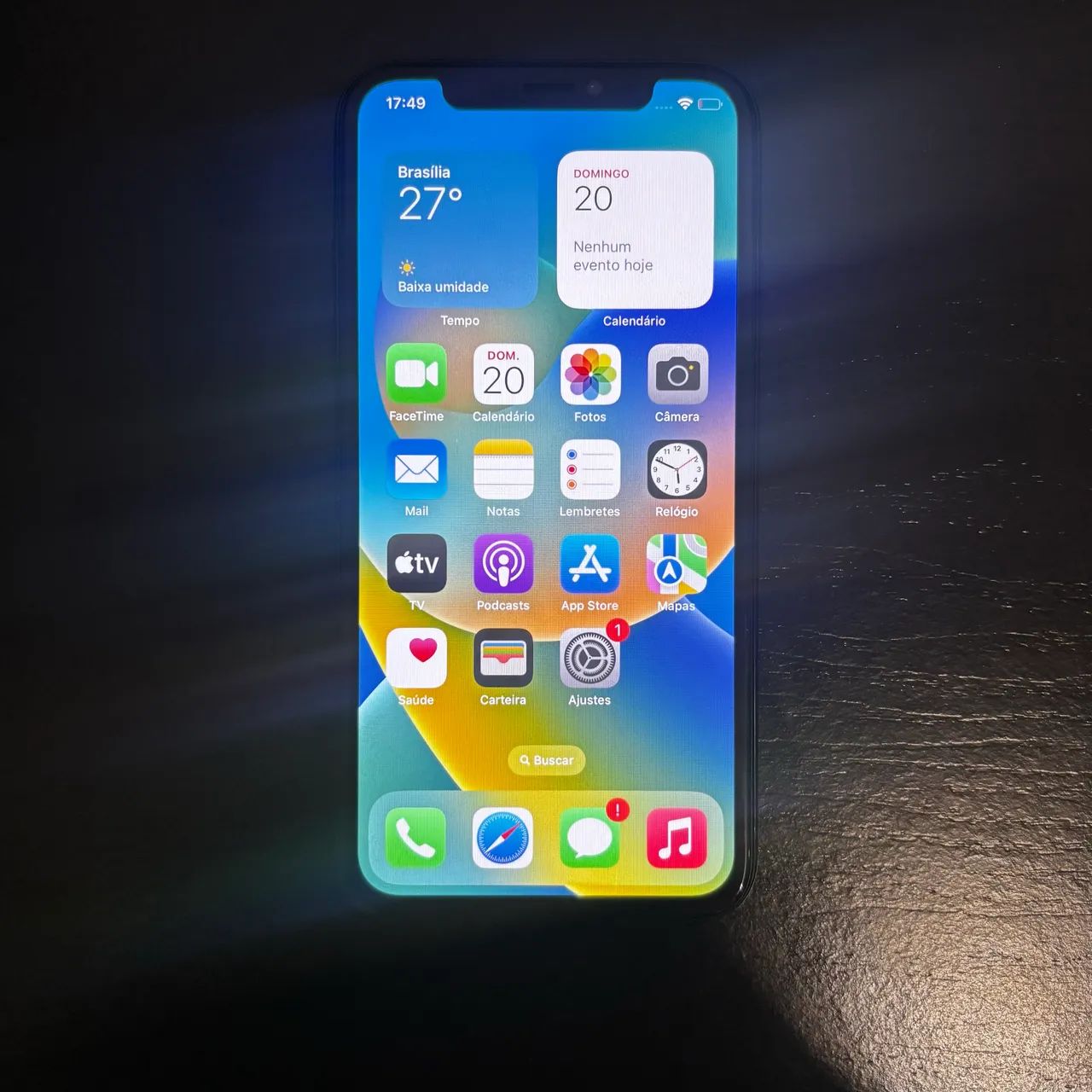iPhone X 256GB Preto com Caixa - R$ 800 - Foto 2