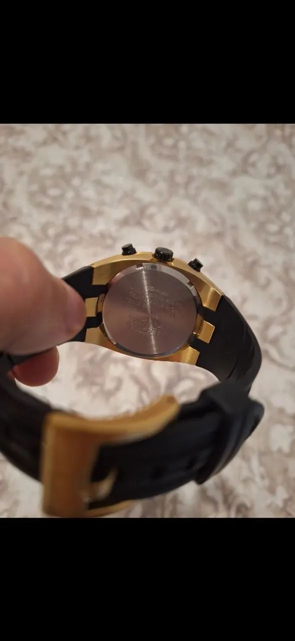 Vendo relógio orient pulseira de silicone  - Foto 5