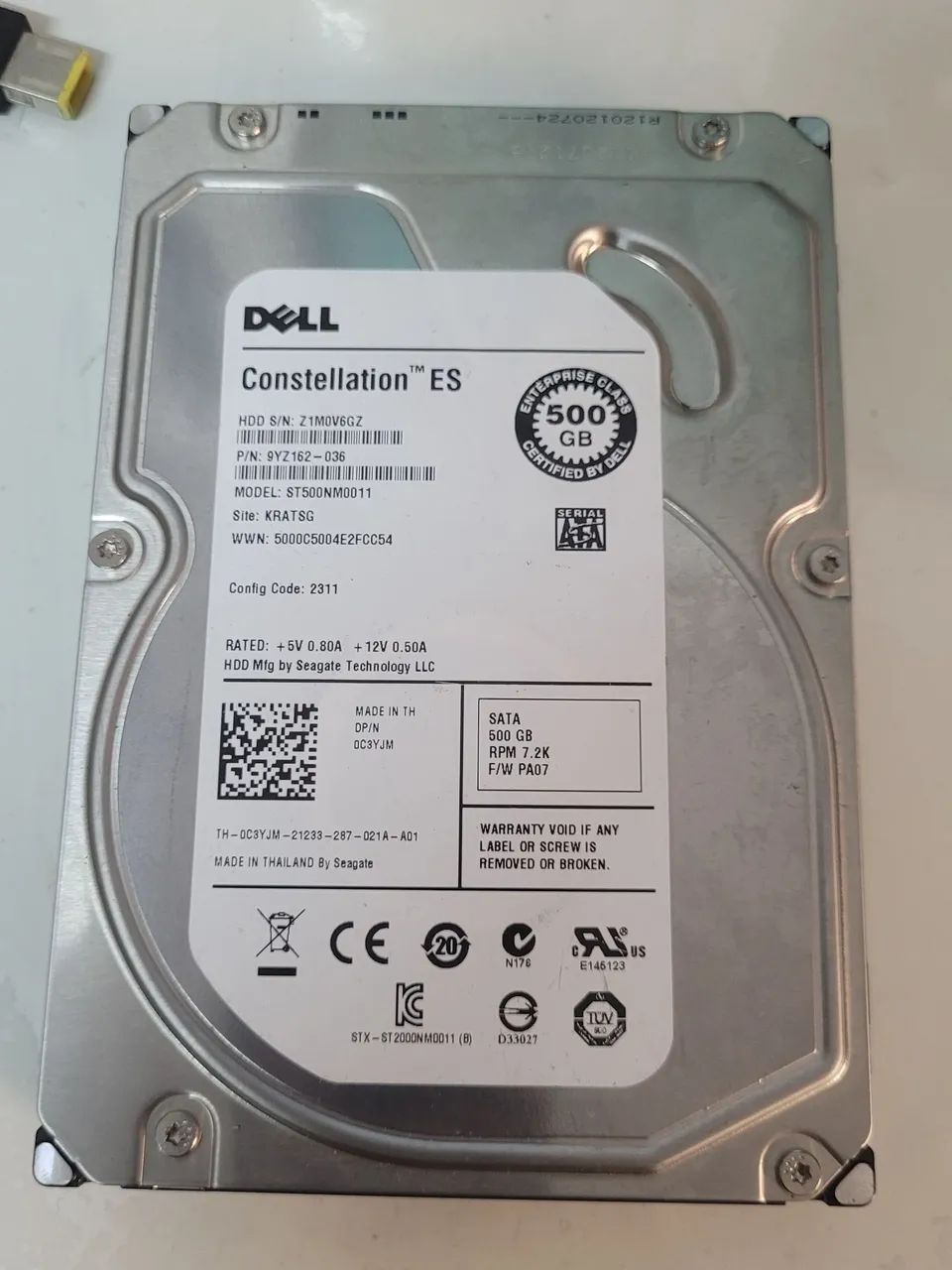 Hd dell constellation 500gb sata 3.5'
