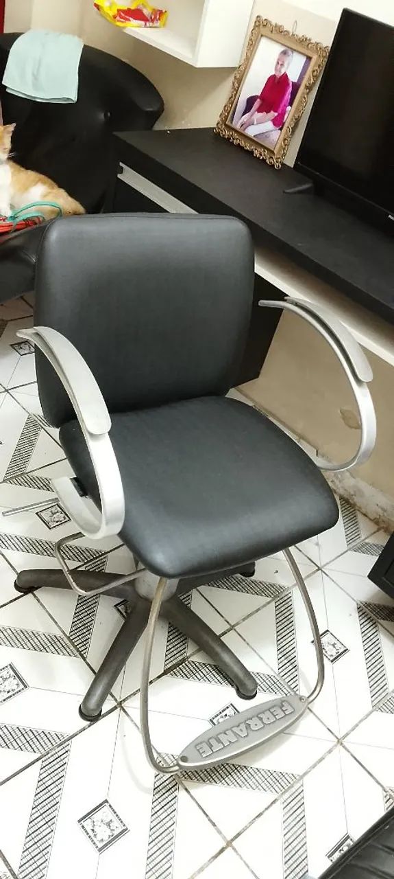 Cadeira de barbeiro Ferrante 