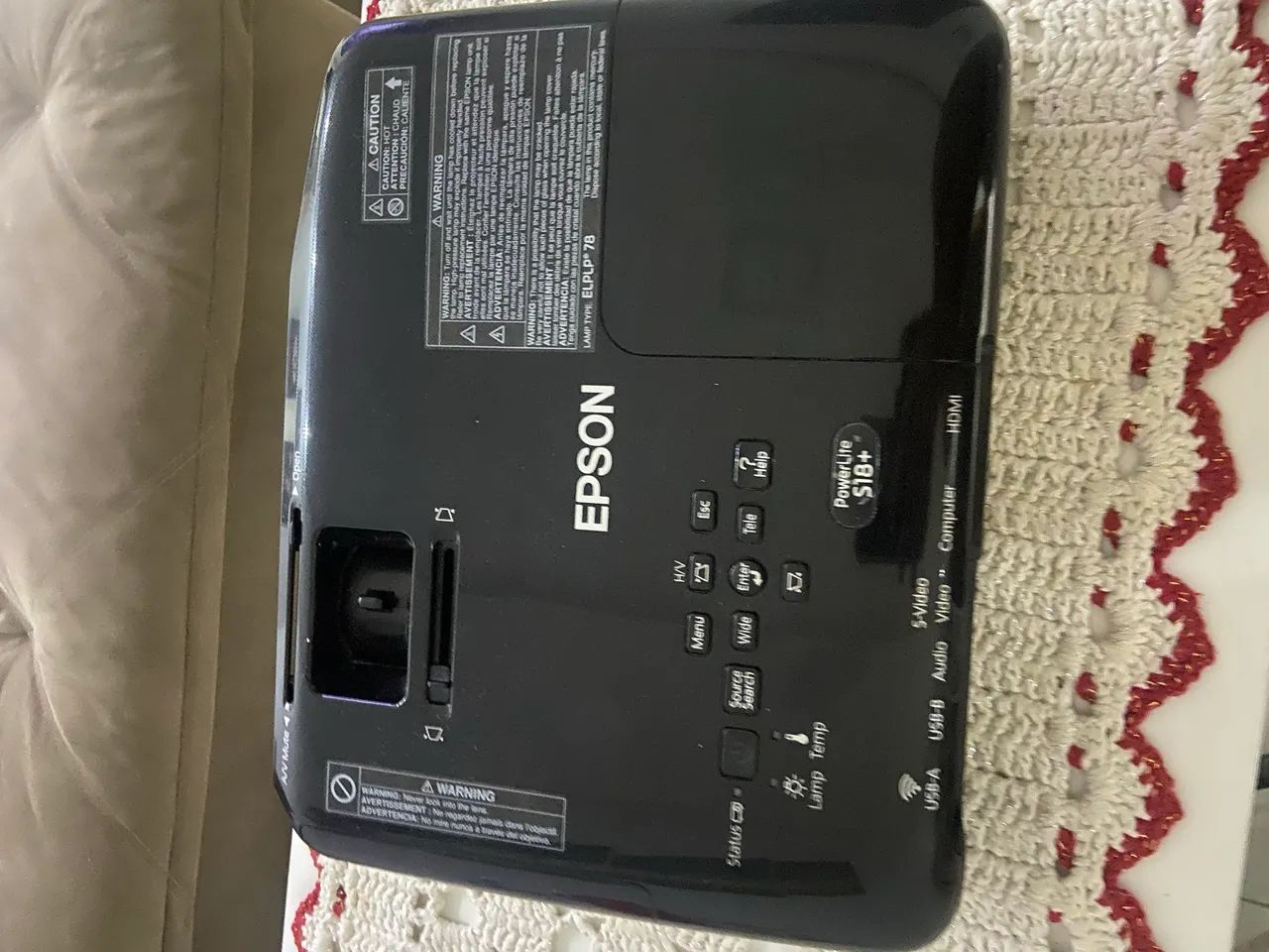 Projetor Epson PowerLite S18+ - Foto 2