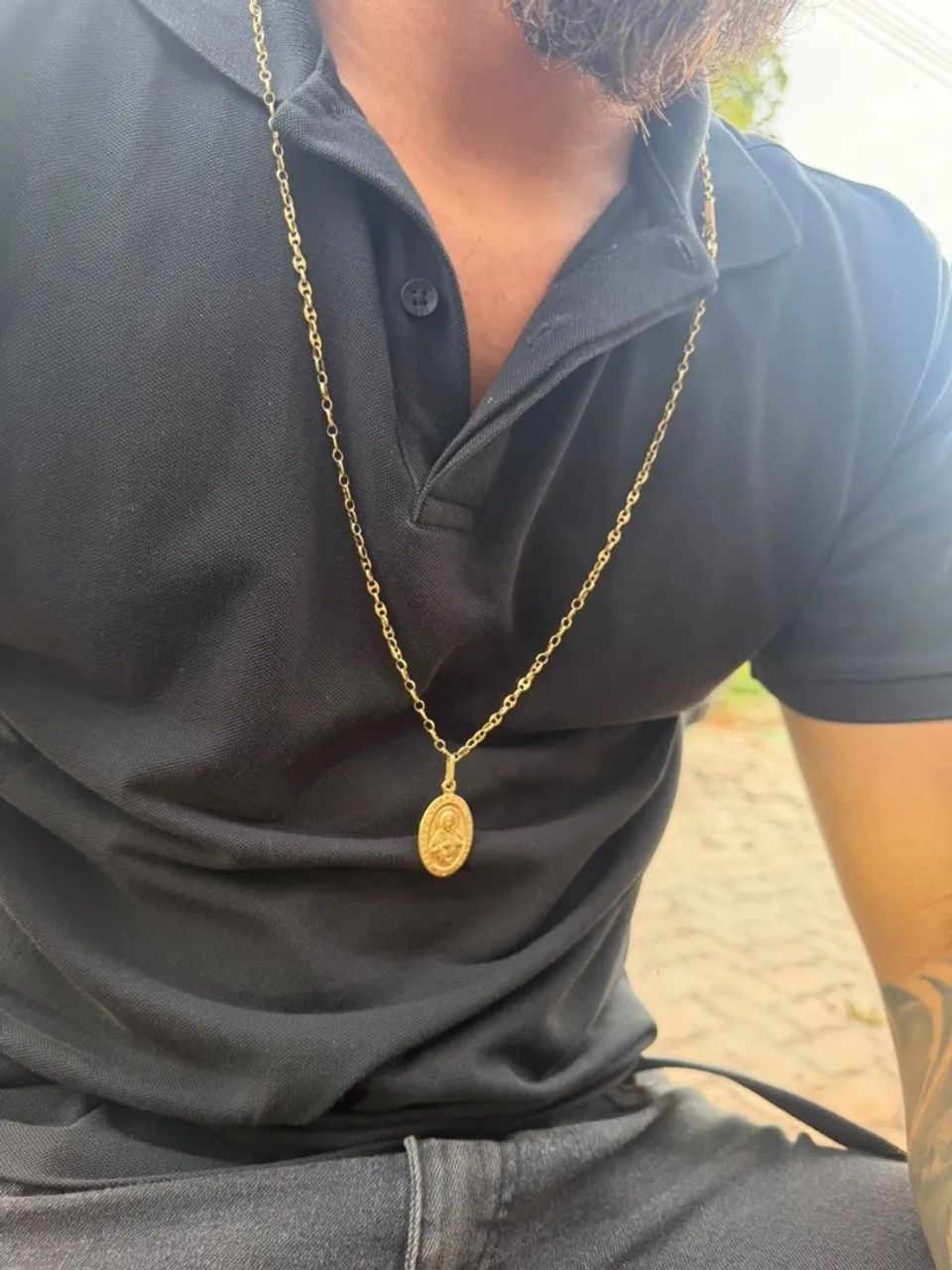 CORDÃO DE OURO peça trabalhada