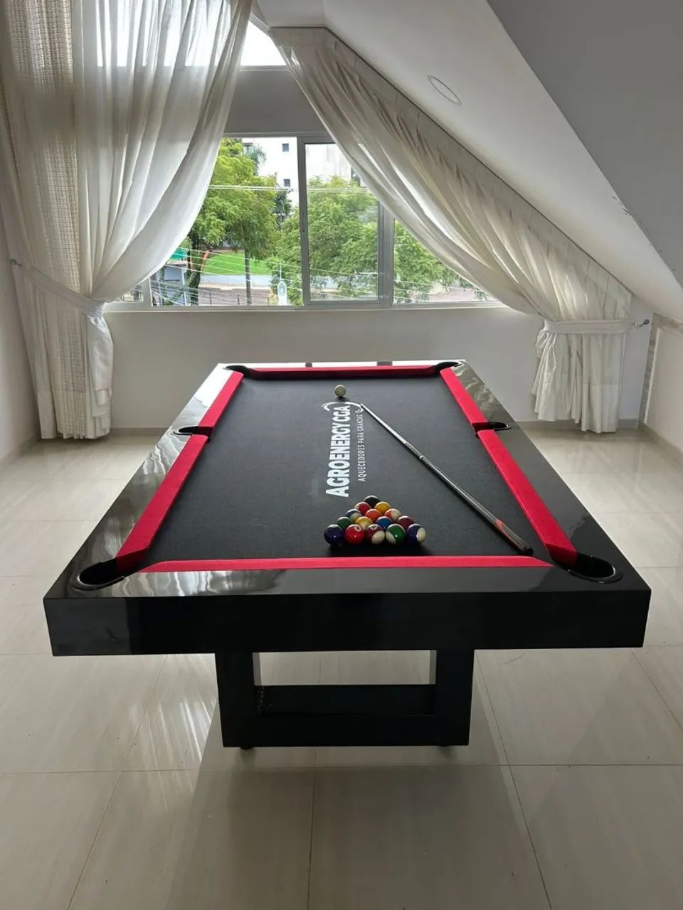 Mesa de Bilhar e jantar Moderna 2,25 x 1,25  Modelo JDF5401 - Foto 3