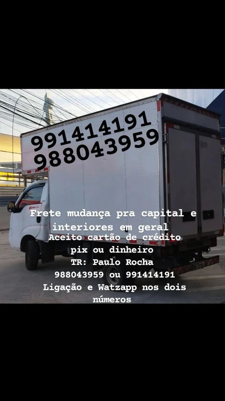 Frete barato rápido e eficiente, mudanças em geral 