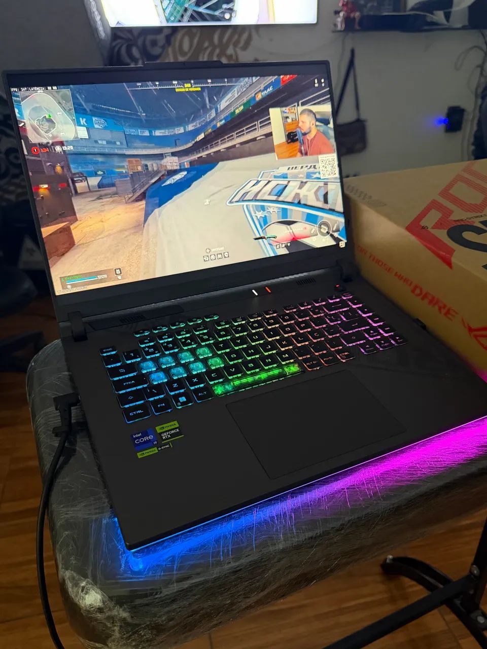Notebook Gamer Rog Strix G16 RTX4070 Intel Core i9 13980hx 32gb Ram 1TB SSD  - Foto 3