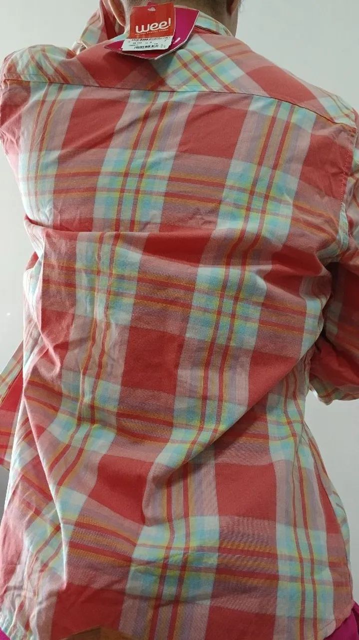 Camisa xadrez feminina  - Foto 3