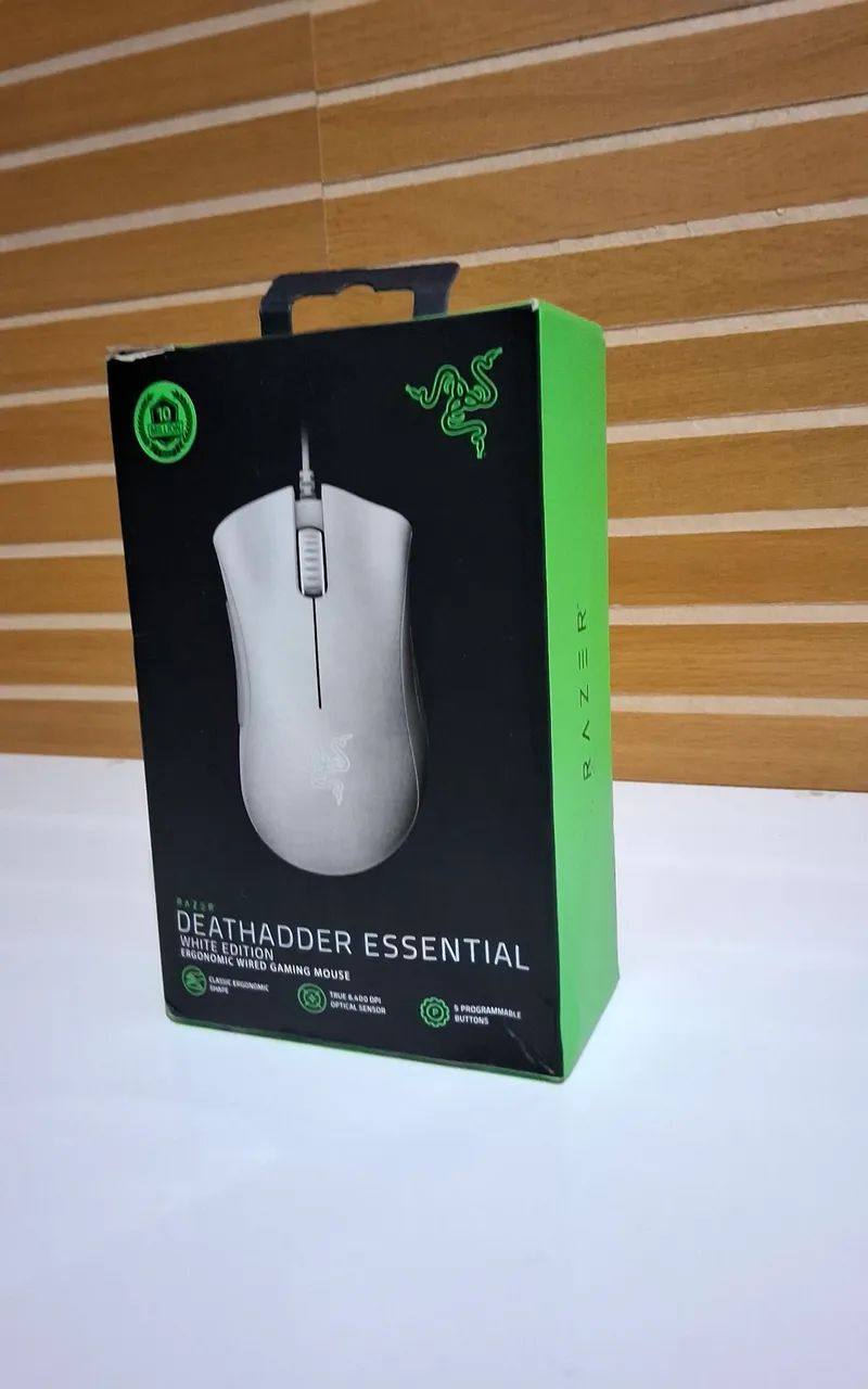 Mouse Gamer Razer DeathAdder Essential White Edition - Foto 2