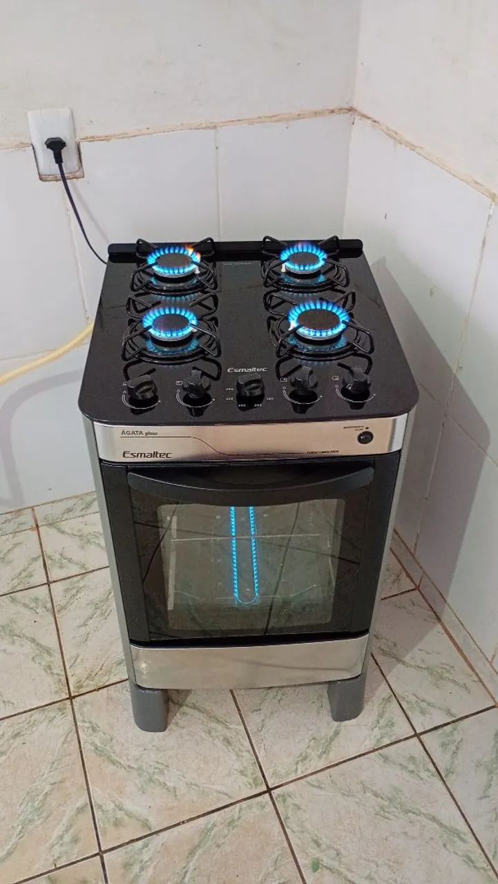 Fogão 4bocas esmaltec elétrico  - Foto 5