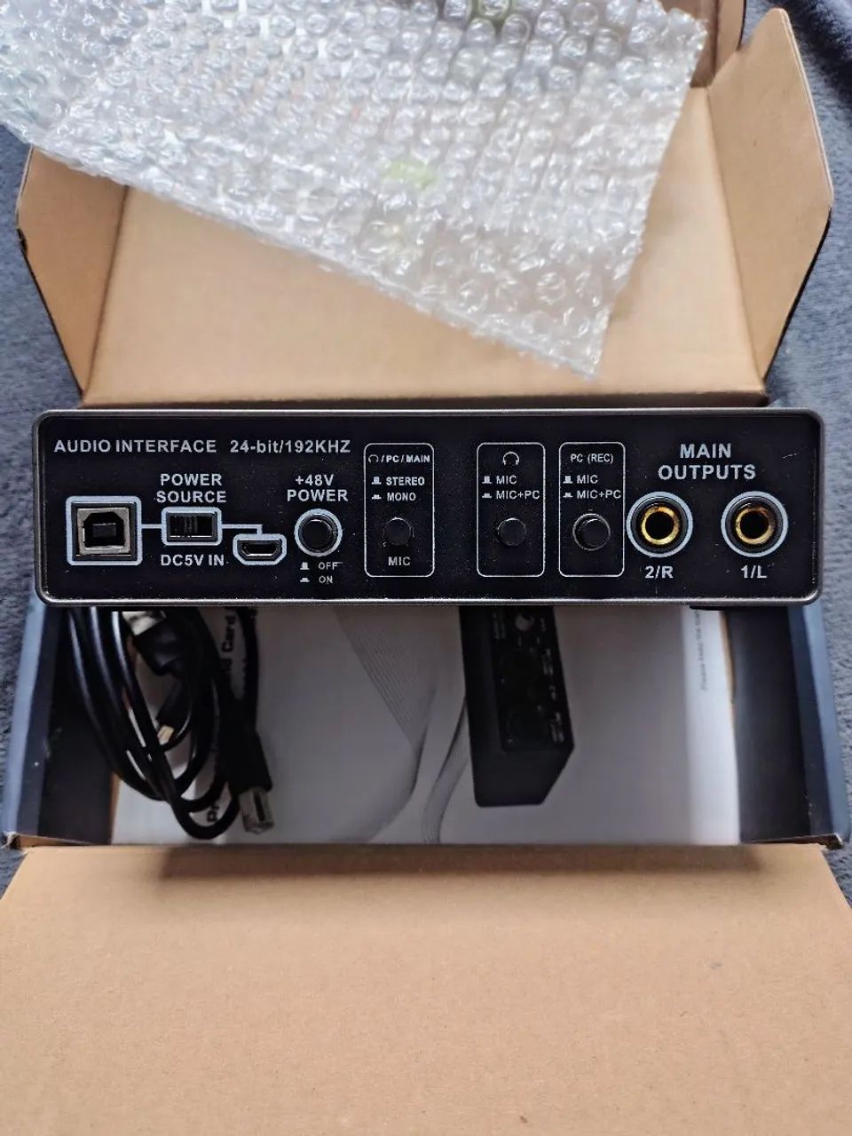 Interface de Áudio Teyun