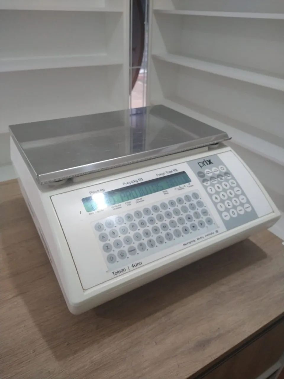 Balança TOLEDO - PRIX MAX UNO IV/I - 15KG - BRANCA - estado de nova!