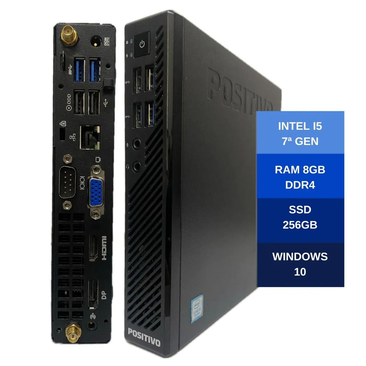 Mini Pc Positivo, i5 7° Gen, SSD M.2 256GB, 8Gb de Ram - Foto 2