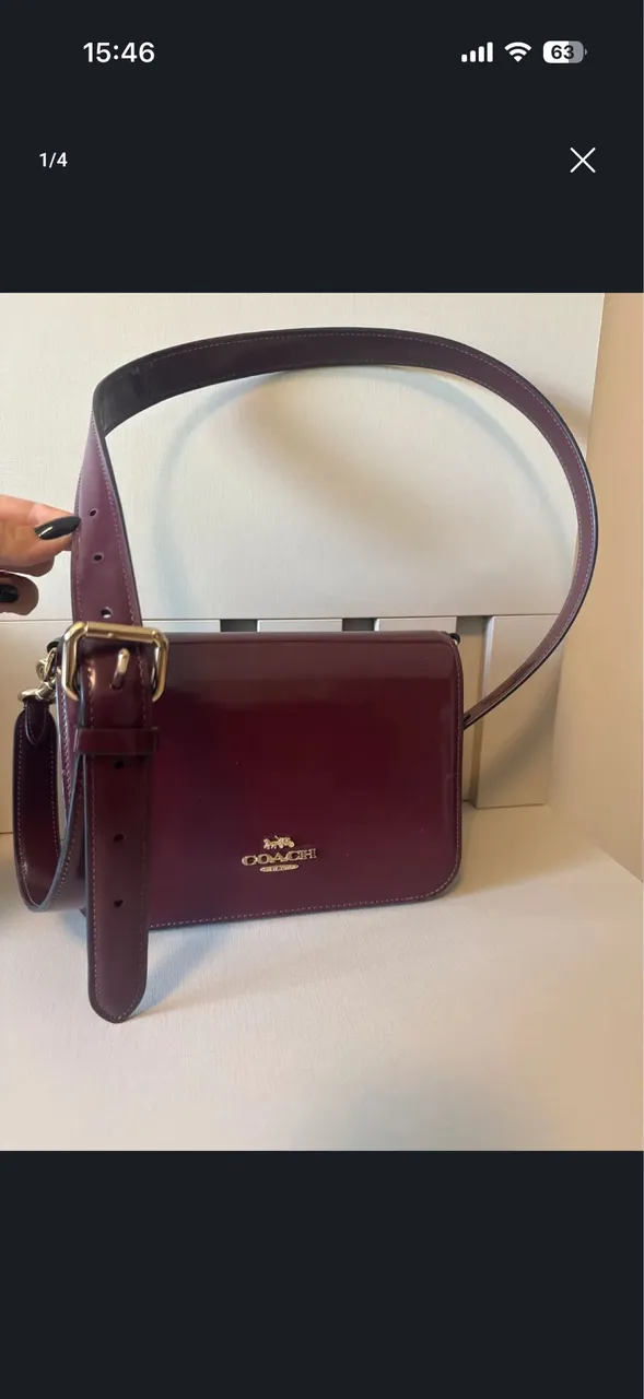 Vendo lindo kit de bolsa e carteira Coach Poppy original leia a