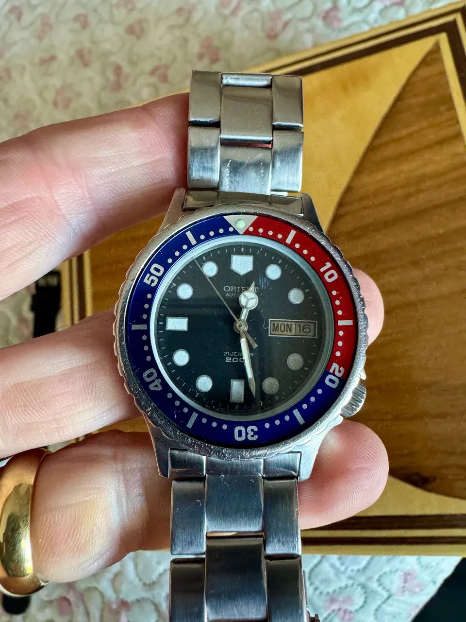 Relógio Orient Diver Pepsi  - Foto 3