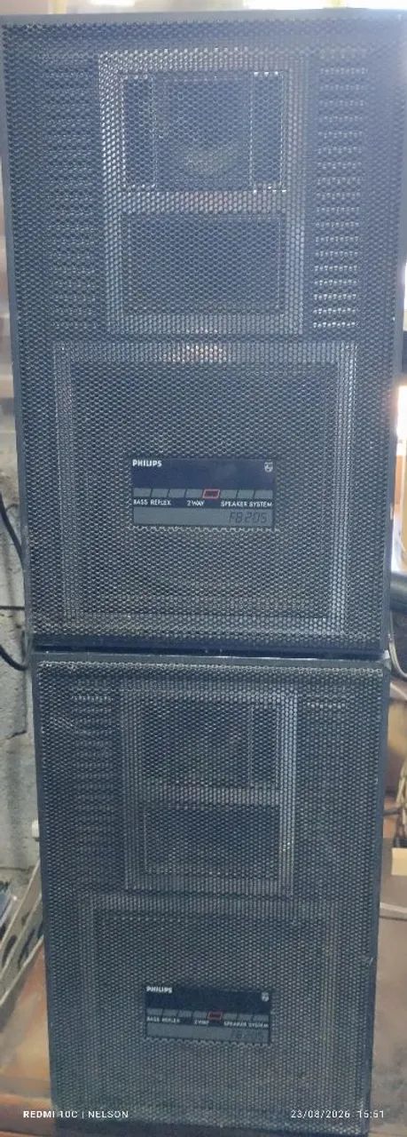 Caixas de som Philips Bass Reflex 2 way - Foto 5