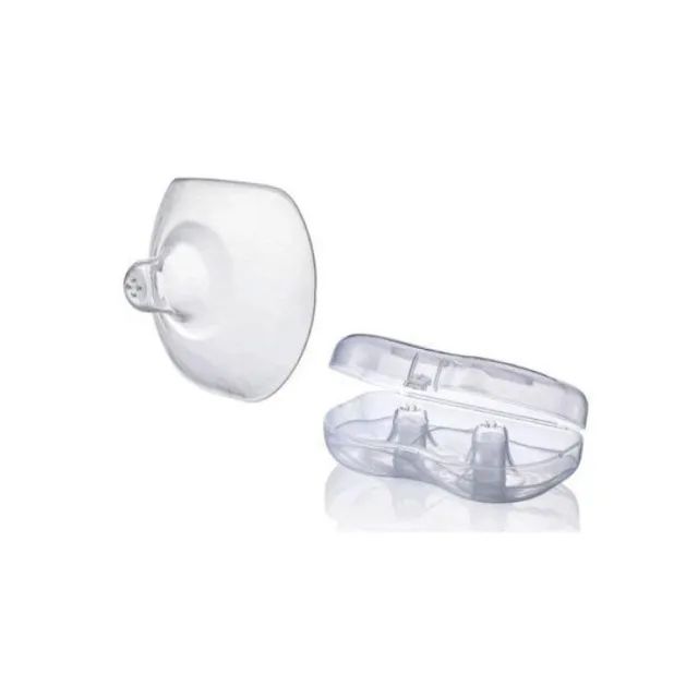 protetor para bico de seios amamentação de bebe- 2 peças
