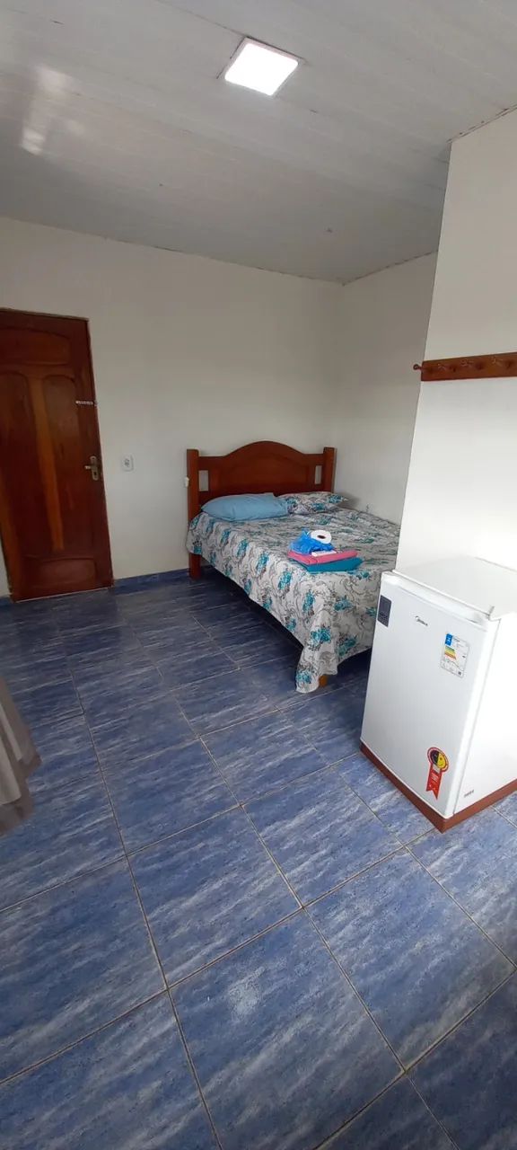 Aluguel de quartos na diaria com banheiro interno, cama de casal, central de ar , frigobar
