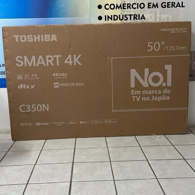 Smart TV Toshiba 50" 4K DLED VIDAA Nova Lacrada