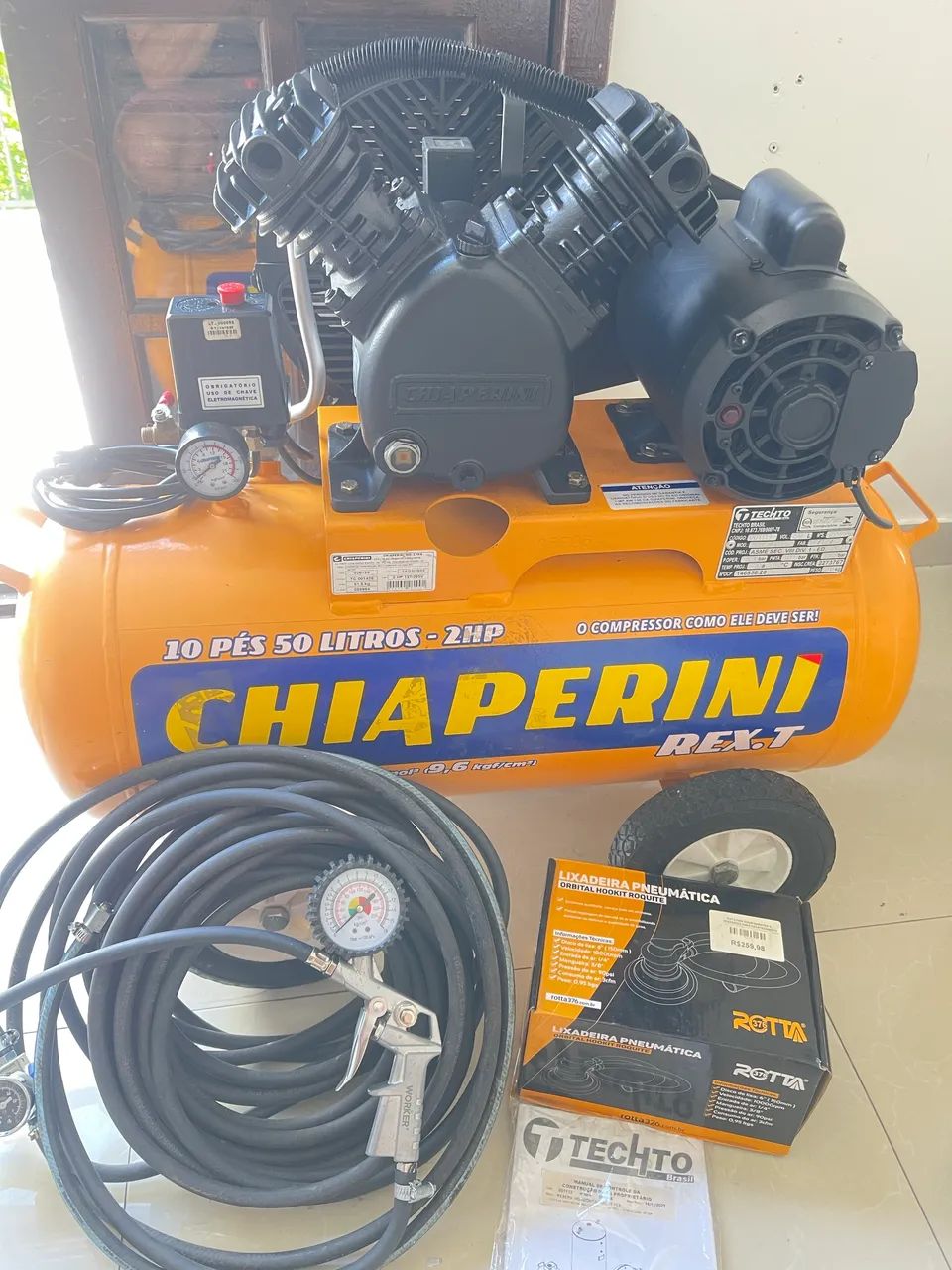 Vendo compressor chiaperini 10p50L 