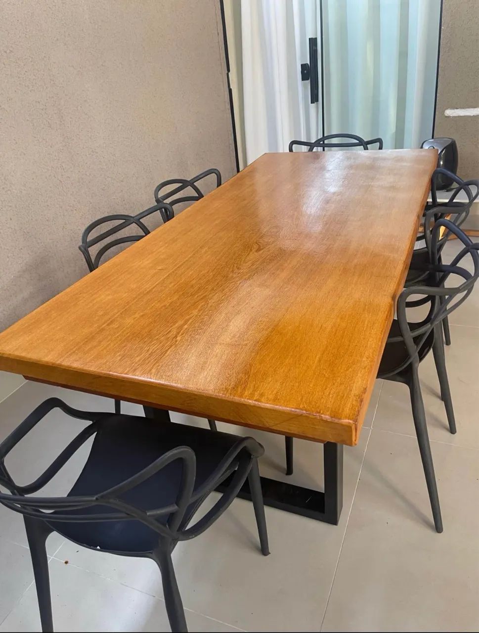 Mesa pé industrial 