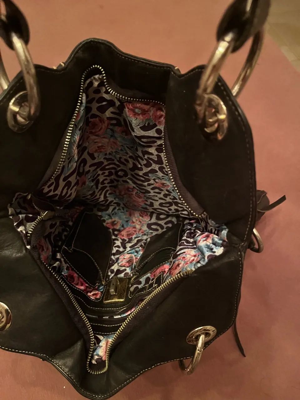 Bolsa Original Carmen Steffens Couro - Foto 3