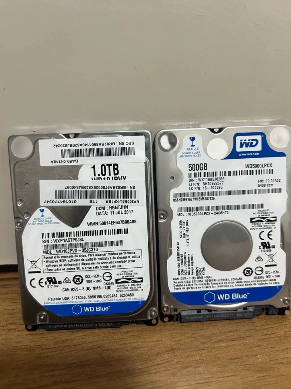HD para notebook compatível com DVR 1TB e 500GB