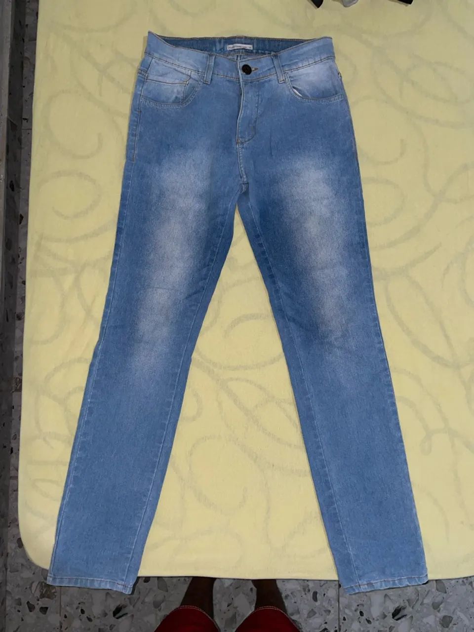 Calça jeans slim dudalina