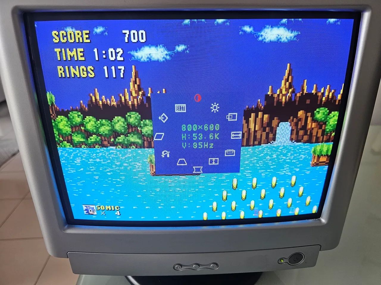 Monitor CRT 14 polegadas Compaq 5500 tubo retro  - Foto 5