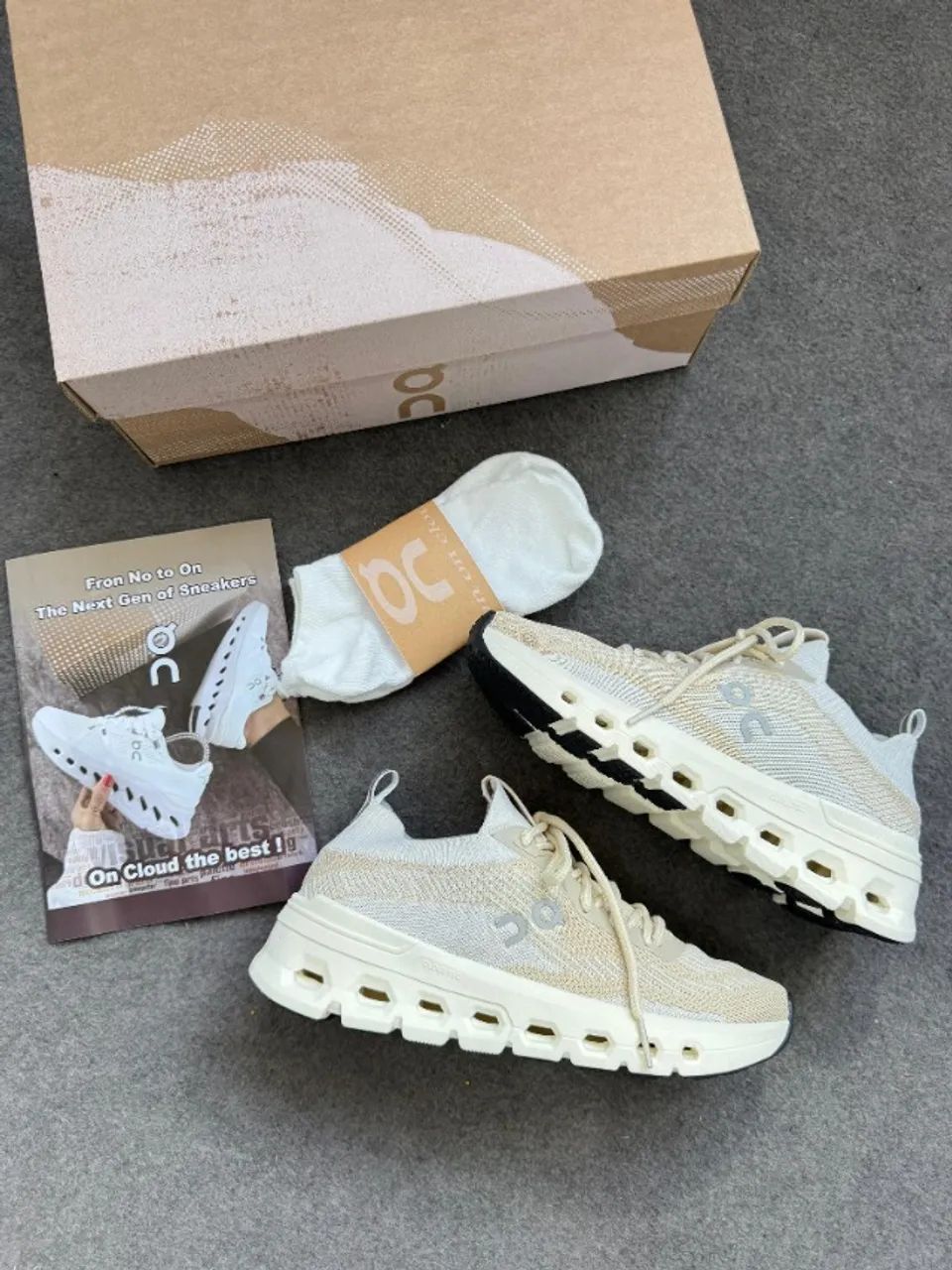 Tênis On Cloud X Z5 - Cabedal Kinit - Sola Micro Expandido Feminino - Foto 4