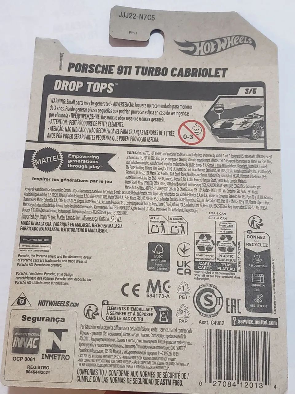 Hot Wheels Porsche 911 Turbo Cabriolet - Foto 4