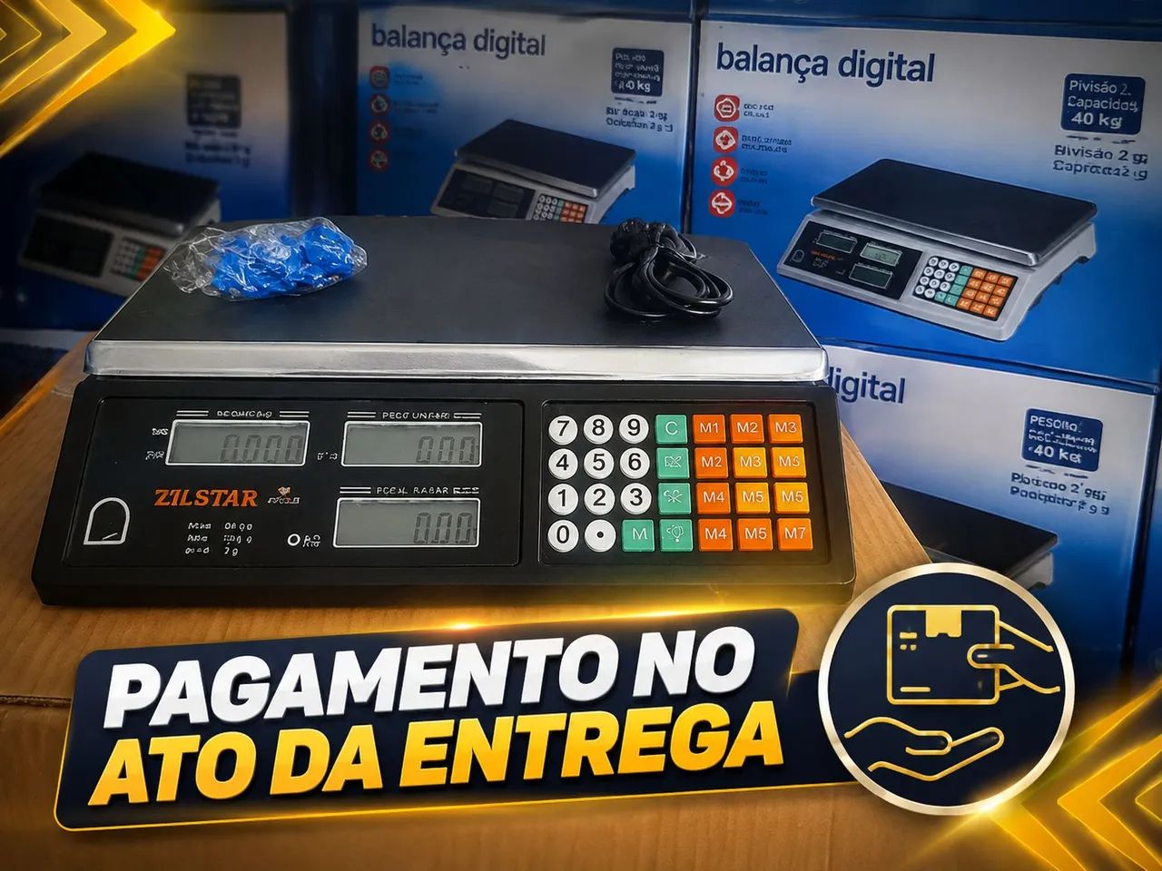 Balança Lacrada de 40Kg | a Pronta Entrega 