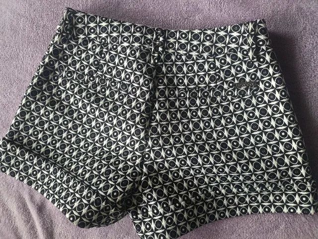 Shorts preto e branco - Foto 3