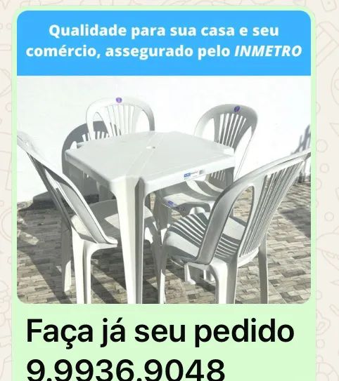 DISTRIBUIDOR DE MESAS E CADEIRAS PLÁSTICAS  - Foto 2