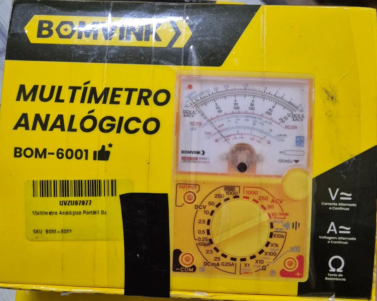 Multímetro analógico 