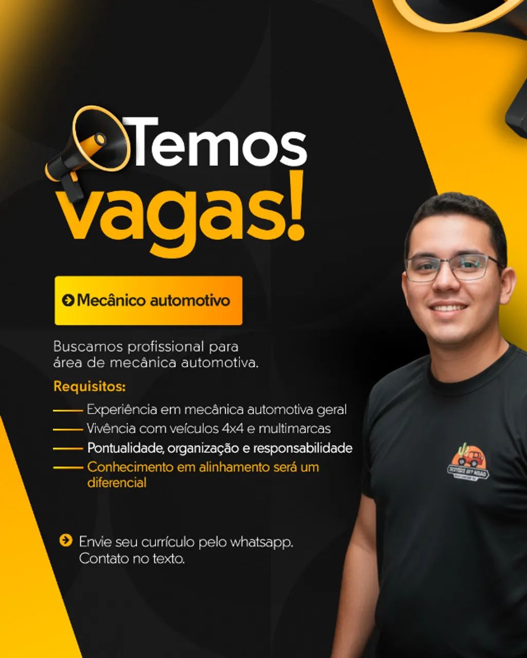 VAGA - MECÂNICO AUTOMOTIVO | CLT