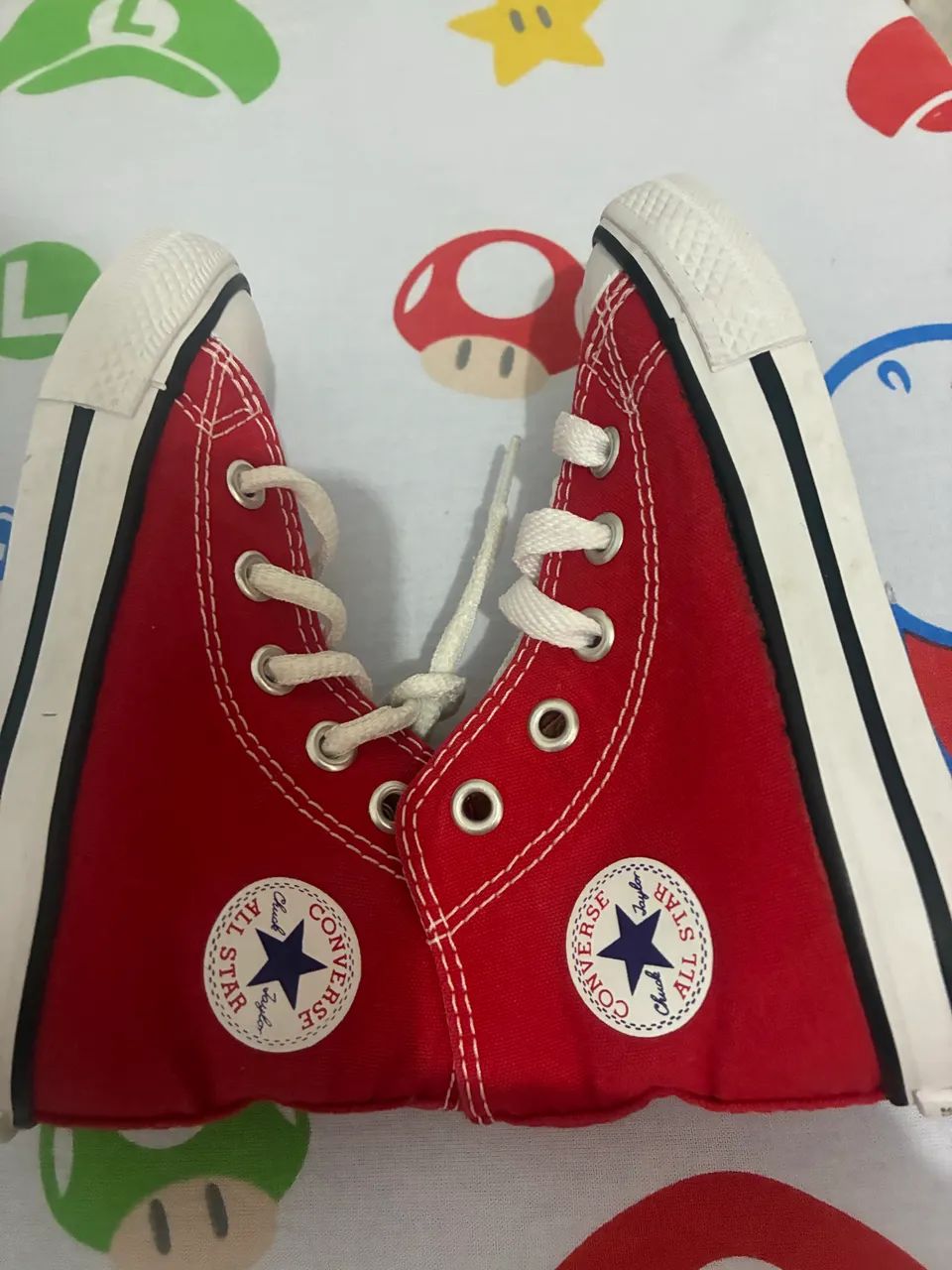 Tênis Infantil Converse Chuck Taylor All Star Vermelho - Foto 4