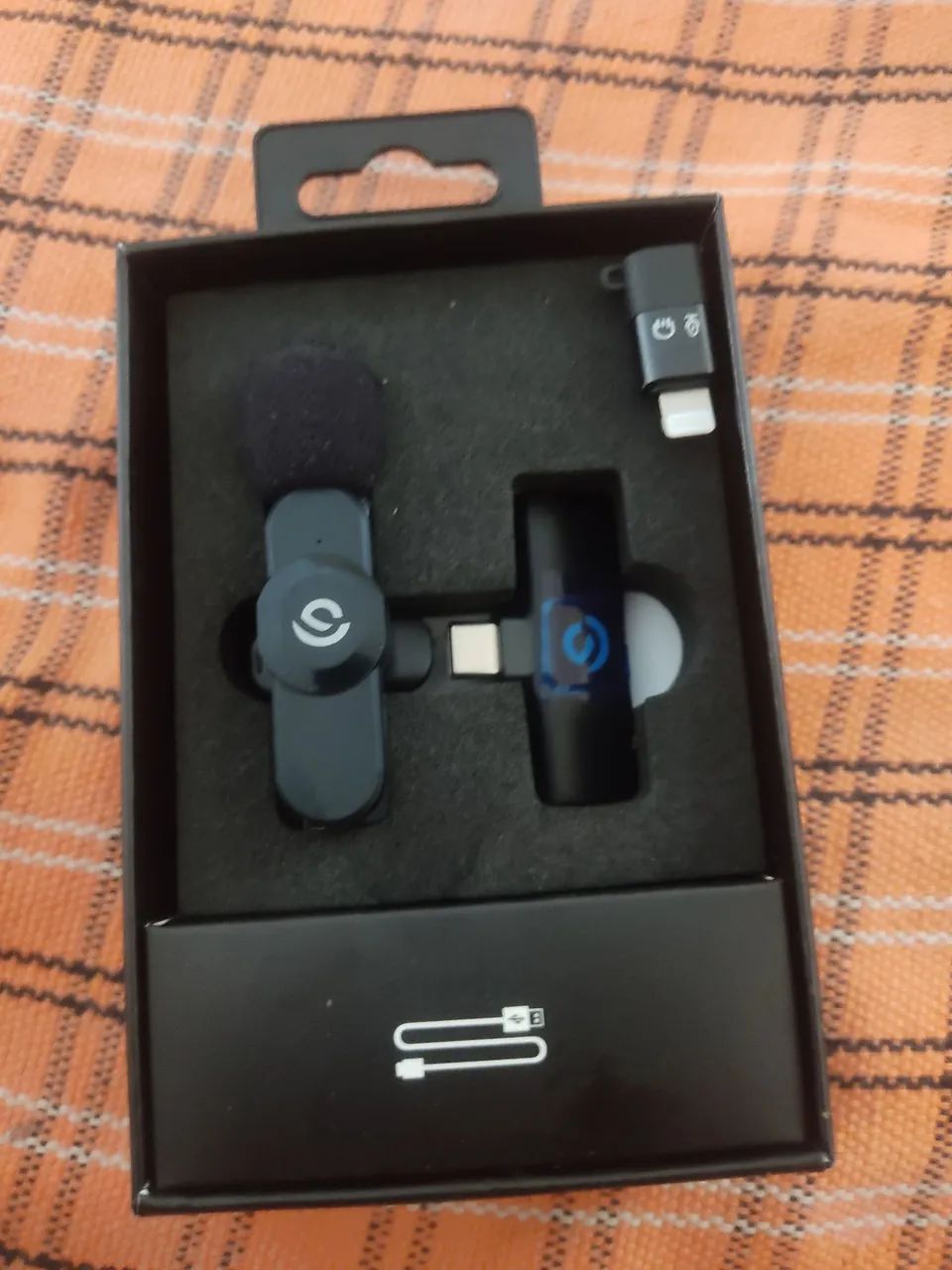 Microfone wireless de lapela - Foto 3